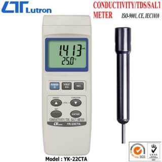 CONDUCTIVITY/TDS/SALT METER YK-22CTA